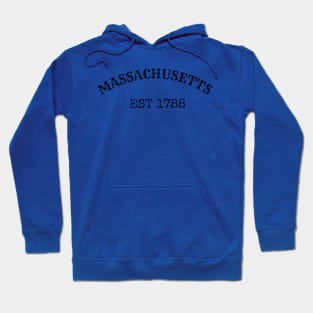 Massachusetts Est 1788 Hoodie